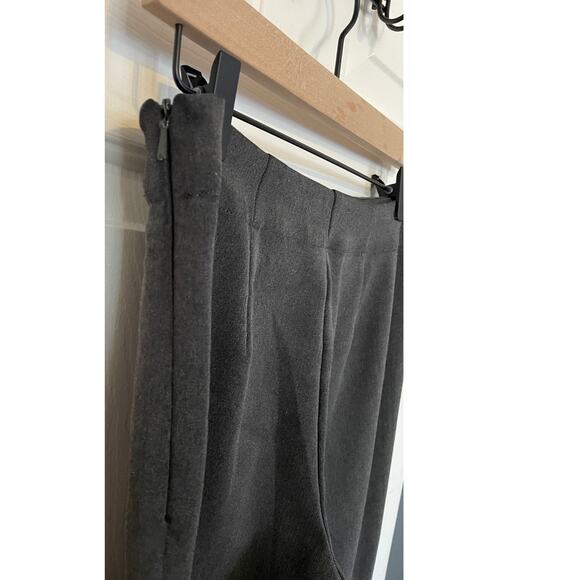 Talbots Heritage Womens Dress Pants Size 4 Gray Side Zipper Straight Leg Stretch - Picture 3 of 9
